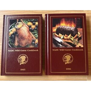 NAHC Wild Game & Venison Cookbooks Lot (2) North American Hunting Club